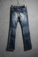 Tornado Mart 2000’s Distressed Bootcut Slim Jeans 日本設計師品牌 窄管破壞牛仔喇叭褲 日本製