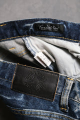 Tornado Mart 2000’s Distressed Bootcut Slim Jeans 日本設計師品牌 窄管破壞牛仔喇叭褲 日本製