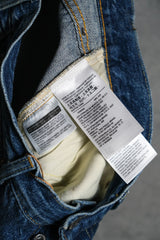 Levi's Vintage Clothing LVC 55501XX Big E Selvedge Denim Jeans Replica Washed Damaged Selvedge Denim Jeans
