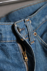 Levi's 1970's Vintage 20517-0217 Orange Tab Bootcut Denim Jeans Made in USA 42 TALON Zipper Original vintage American-made orange tab denim bootcut pants
