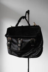 Vintage Buckle Belt Leather Doctor Bag Handbag 復古皮帶頭裝飾皮革手提醫生包