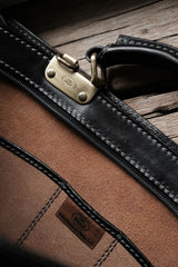 The Bridge Vintage Leather Briefcase Handbag 義大利皮件老牌 皮革手提公事包
