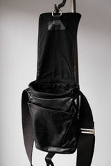 Jas-M.B. Leather Shoulder Bag 英國手工製皮革包袋品牌 帆布背袋 皮革掀蓋側背包