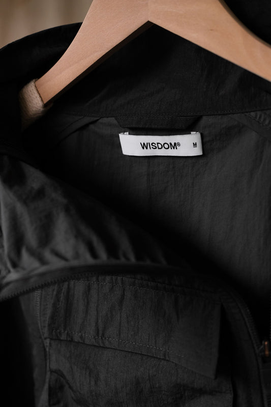 WISDOM 20A/W Pullover Parka 台灣機能設計師品牌 雙拉鍊套頭防風罩衫