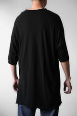 ヨウジヤマモト プールオム 大きな胸ポケット付きアルティマコットンTシャツ