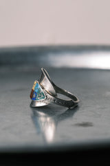 CANADA (BMCO) C.1950~1970's Sterling 925 Silver Souvenir Spoon Ring Canadian sterling silver spoon handmade ring