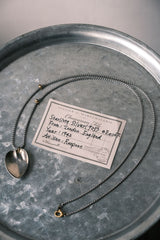 London, England 1942 Sterling 925 Silver Spoon Necklace 英國倫敦古董純銀湯匙項鏈