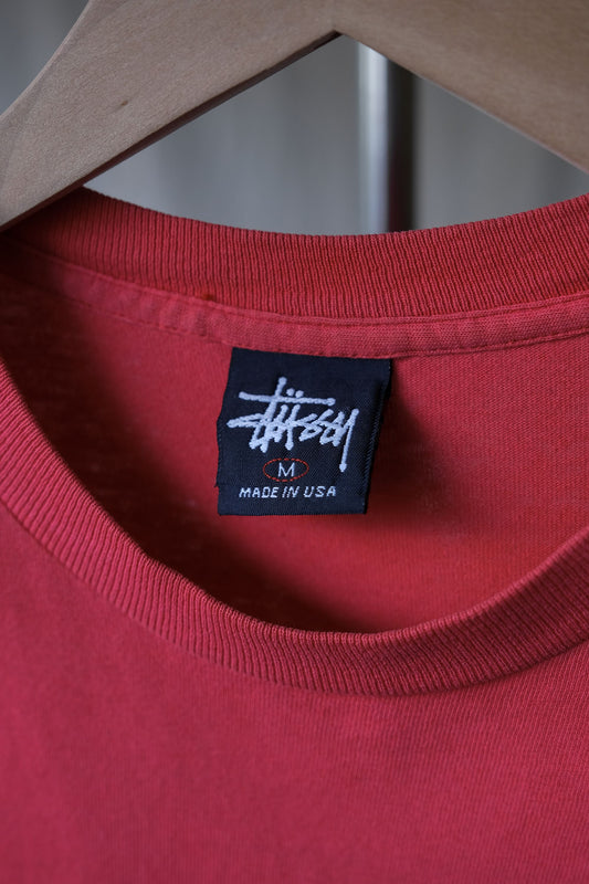 Stussy 90’s Vintage Logo Tee Single Stitch Made in USA 早期美國製 單線車縫