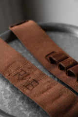 Vintage Canvas / Leather Cartridge Belt canvas leather hunting cartridge belt waist belt