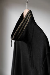 HERMES 1990’s Quarter Zip Cashmere Knit Pullover Sweater 愛馬仕 喀什米爾混紡半拉鏈針織衫 可雙面穿 義大利製