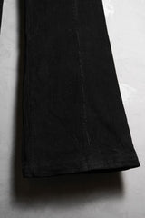 ”adessa” Vintage Corduroy Flared Pants 古著黑色燈芯絨喇叭褲