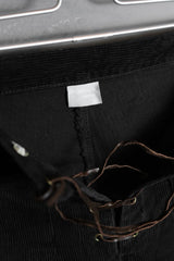 ”adessa” Vintage Corduroy Flared Pants 古著黑色燈芯絨喇叭褲