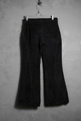 ”adessa” Vintage Corduroy Flared Pants 古著黑色燈芯絨喇叭褲