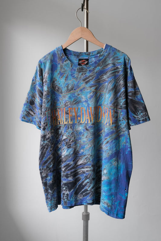 HARLEY-DAVIDSON 1992 ヴィンテージ オールオーバープリントTシャツ アメリカ製 シングルステッチ