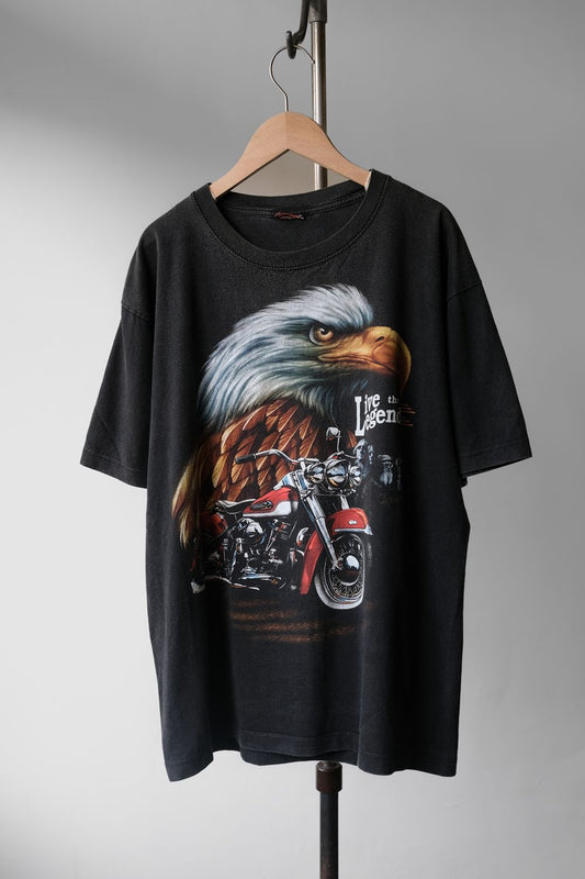 ハーレーダビッドソン ヴィンテージ Live the Legend Tシャツ ヴィンテージ ハーレーダビッドソン イーグル モーターサイクル プリント ショートパンツ