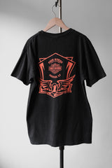 ハーレーダビッドソン 2011 フォーリバーズTシャツ ハーレーダビッドソン ハロウィンランタンプリント ショートキックス