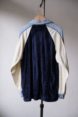 ”Benton Bow” Vintage Terry Cloth Open Collar Polo Shirt 古著 拼色毛巾布開領Polo衫