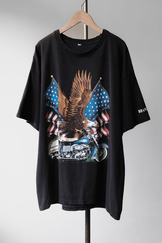 Vintage Thunder Sportswear Eagle Biker Print Tee