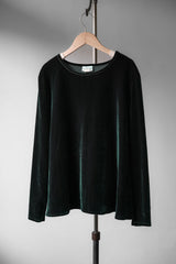 ”K.C. SPENCER” Vintage Velvet Top Made in USA 古著 祖母綠天鵝絨上衣 美國製