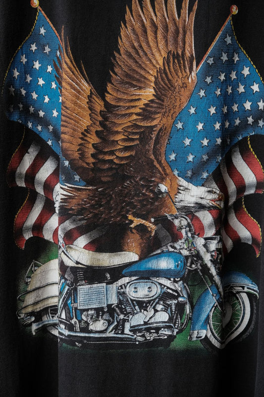 Vintage Thunder Sportswear Eagle Biker Print Tee