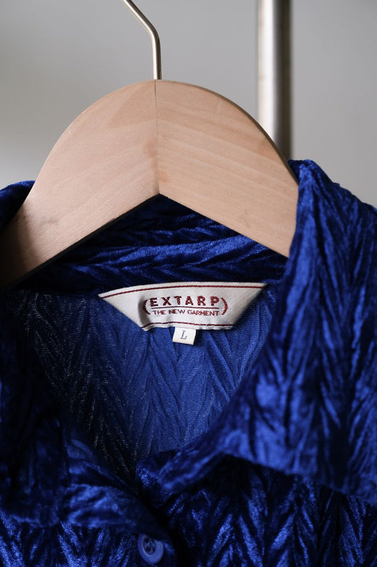 "EXTARP" Vintage Velvet Shirt