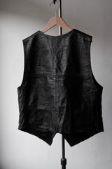 Vintage Leather Waistcoat Vest 復古真皮馬甲背心