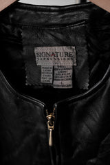 ”SIGNATURE” Vintage Leather Zip Vest 復古真皮拉鏈背心