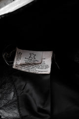 ”L&J” Vintage Leather Metal Hook Vest 復古真皮消防員金屬釦背心