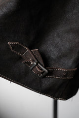 ”AMERICANOS” Vintage Suede Leather Waistcoat Vest 復古真皮麂皮馬甲背心