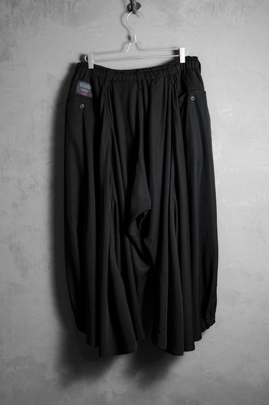 Regulation Yohji Yamamoto TWILL Z-STANDARD CROW PANTS 山本耀司副線 縮口裙擺烏鴉褲