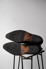 ”LOBLAN” Vintage 2-Tone Cowboy Western Boots 復古雙色雕花牛仔西部靴