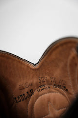 ”LOBLAN” Vintage 2-Tone Cowboy Western Boots 復古雙色雕花牛仔西部靴