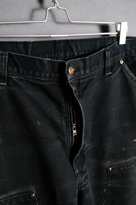 CARHARTT Vintage Double Knee Carpenter Pants Black卡哈特 雙膝補強帆布木工褲 黑