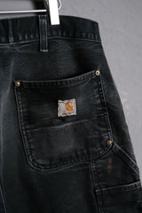CARHARTT Vintage Double Knee Carpenter Pants Black卡哈特 雙膝補強帆布木工褲 黑