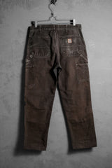 CARHARTT Vintage Double Knee Carpenter Pants Brown卡哈特 雙膝補強帆布木工褲 棕