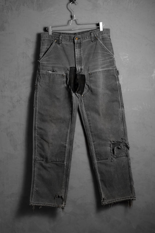 CARHARTT Vintage Double Knee Carpenter Pants Grey卡哈特 雙膝補強帆布木工褲 灰