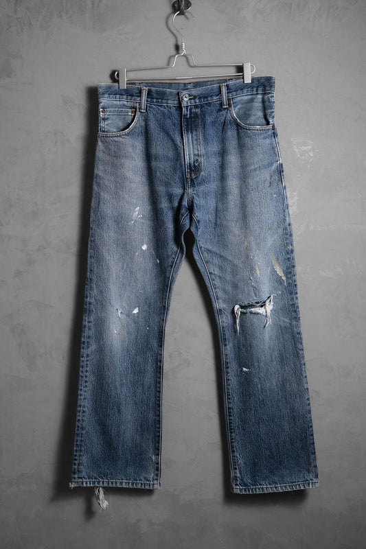 Levi’s 517 Bootcut Distressed Denim Jeans 水洗破壞丹寧靴型褲