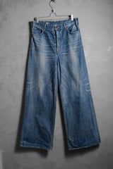 CELINE 22S/S Surf Flared Denim Jeans 水洗闊腿牛仔喇叭褲