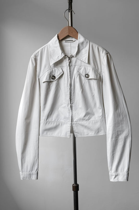 MIU MIU 00’s Cropped Zip Blouson Jacket 短版拉鏈夾克 義大利製