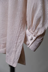 Christian Dior Vintage Scarf Collar Sheer Jacquard Silk Shirt 迪奧 絲巾領提花透膚襯衫