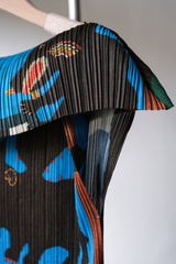 PLEATS PLEASE ISSEY MIYAKE 1999s Animal Print Pleated Cut &Sew 三宅一生副線 動物印花皺摺背心