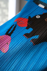 PLEATS PLEASE ISSEY MIYAKE 1999s Animal Print Pleated Cut &Sew 三宅一生副線 動物印花皺摺背心