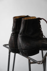 "Tony Mora" Leather Cowboy Boots Dark Brown Cowboy Boots