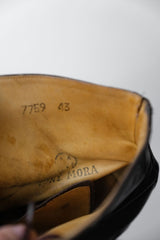 "Tony Mora" Leather Cowboy Boots Dark Brown Cowboy Boots