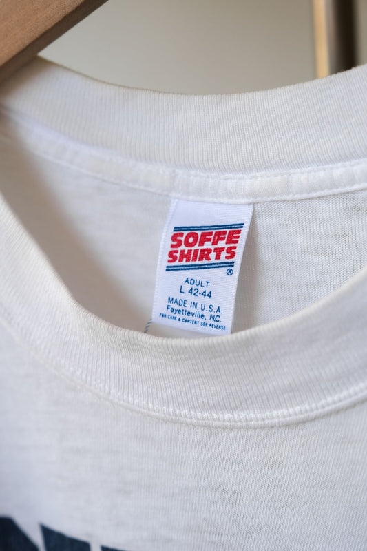 DUKE Takes the Bite out Tark's Sharks 1991 NCAA Championship Tee Made in USA Single Stitch 籃球錦標賽 古著短踢 美國製