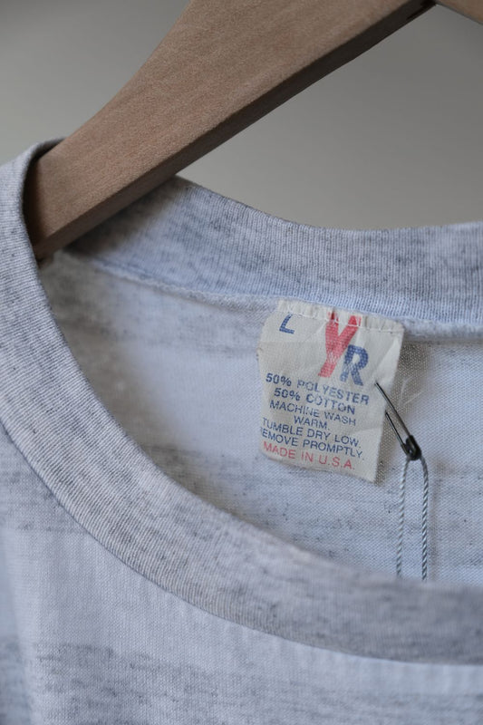 1980’s Vintage Clowns Striped Tee Made in USA 古著短踢 條紋小丑印花 美國製