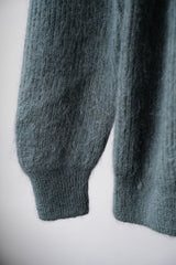 BATONER Kids Mohair Signature Crew Neck Knit Japanese designer brand mohair blend knitted sweater