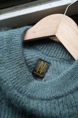 BATONER Kids Mohair Signature Crew Neck Knit Japanese designer brand mohair blend knitted sweater