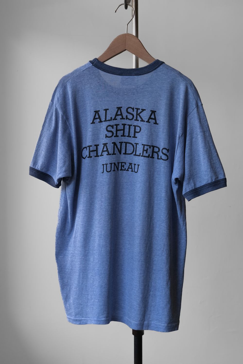Hanes Ringer Hanes 1980’s Vintage Ringer Tee 古著印花滾邊短踢 美國製 – 伴古著二手買取選品