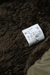 WACKO MARIA N-1 Deck Jacket Leather Collar Studded&amp;Patch Leather Collar Studded&amp;Patch Navy Deck Jacket WALDES Zipper
